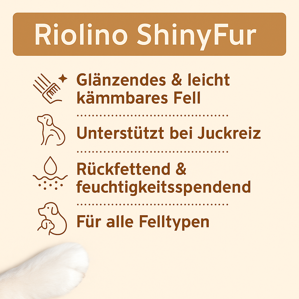 Riolino Shiny Fur Shampoo – Sanfte Pflege für glänzendes Fell